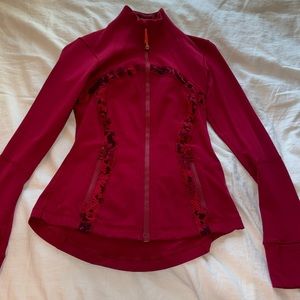 Lululemon red and red snake align jacket